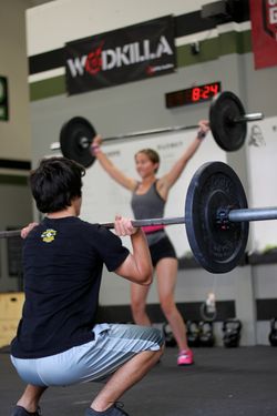 Team WOD Cleans and Snatches