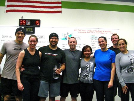 Sangeeta and her birthday WOD crew