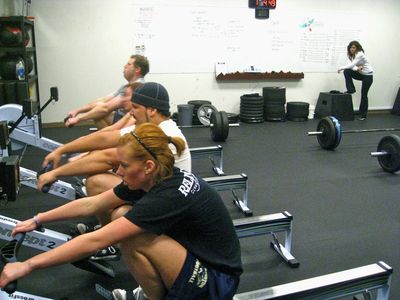 Piper and Crew rowing