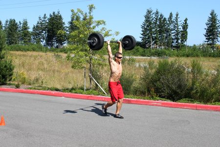 Overhead Barbell Carry