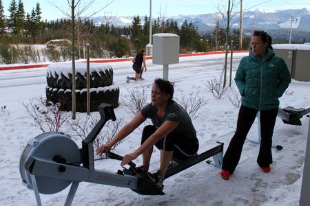 Snowy Row and Walk