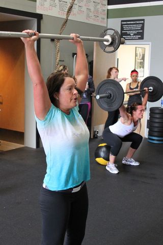 Teri and Moe_Push Press and Snatch