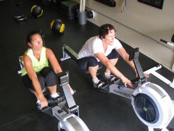 Rowing Bridget and Lucy 2