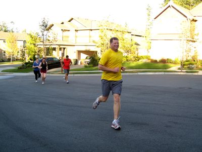 Jim wins warm-up by a CrossFit mile