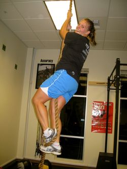 Tiffany Rope Climb