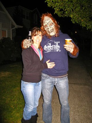 Squatch Goes Trick or Treating