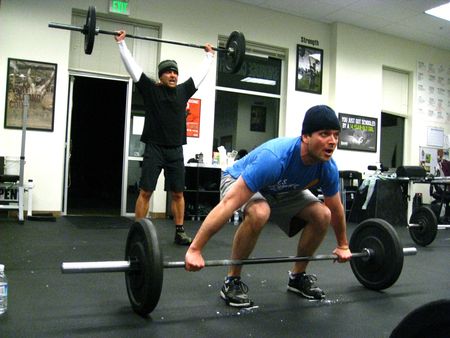 Power Snatch WOD_Travis and Curtis