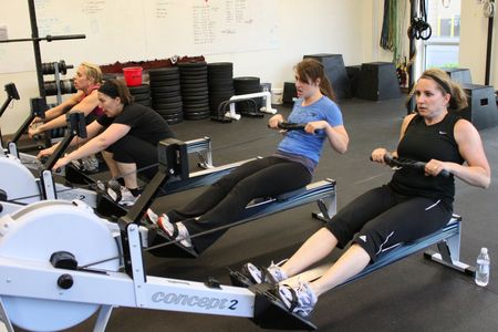 Rowing Catch and Pull Position