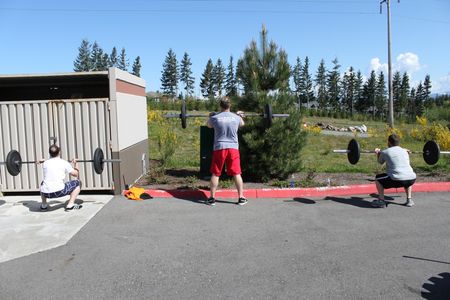 Synchronized Front Squats