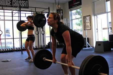 Michelle and Emily_Power Clean