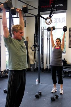 DB Push Press_John and Adriana