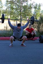 Lumberjack 20 WOD - OH Squat