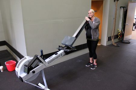 Jenna and her Rower