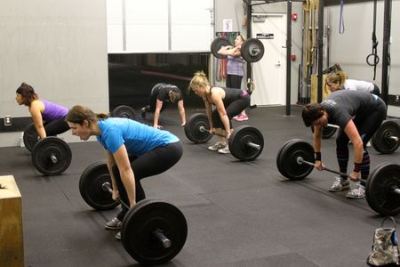 Power Cleans and Burpees