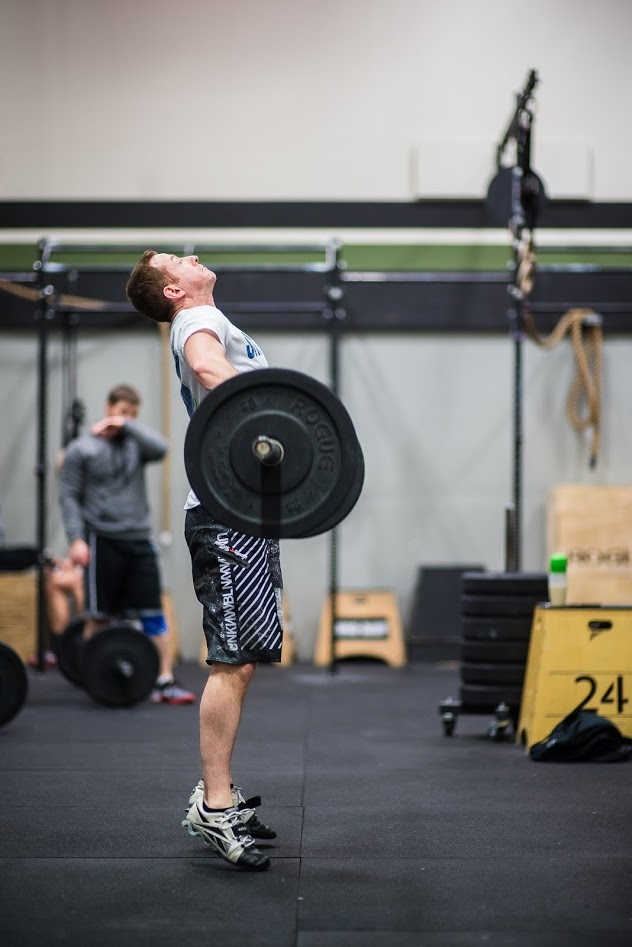 Power Snatch (Touch & Go) 3-3-3-3-3 & Chipper: Handstand Push-ups, Toes ...