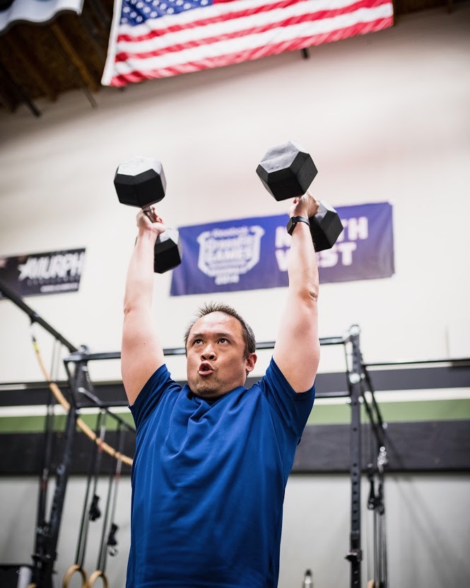 Thruster 2 2 2 2 2 10 9 8 7 6 5 4 3 2 1 Dumbbell Thrusters
