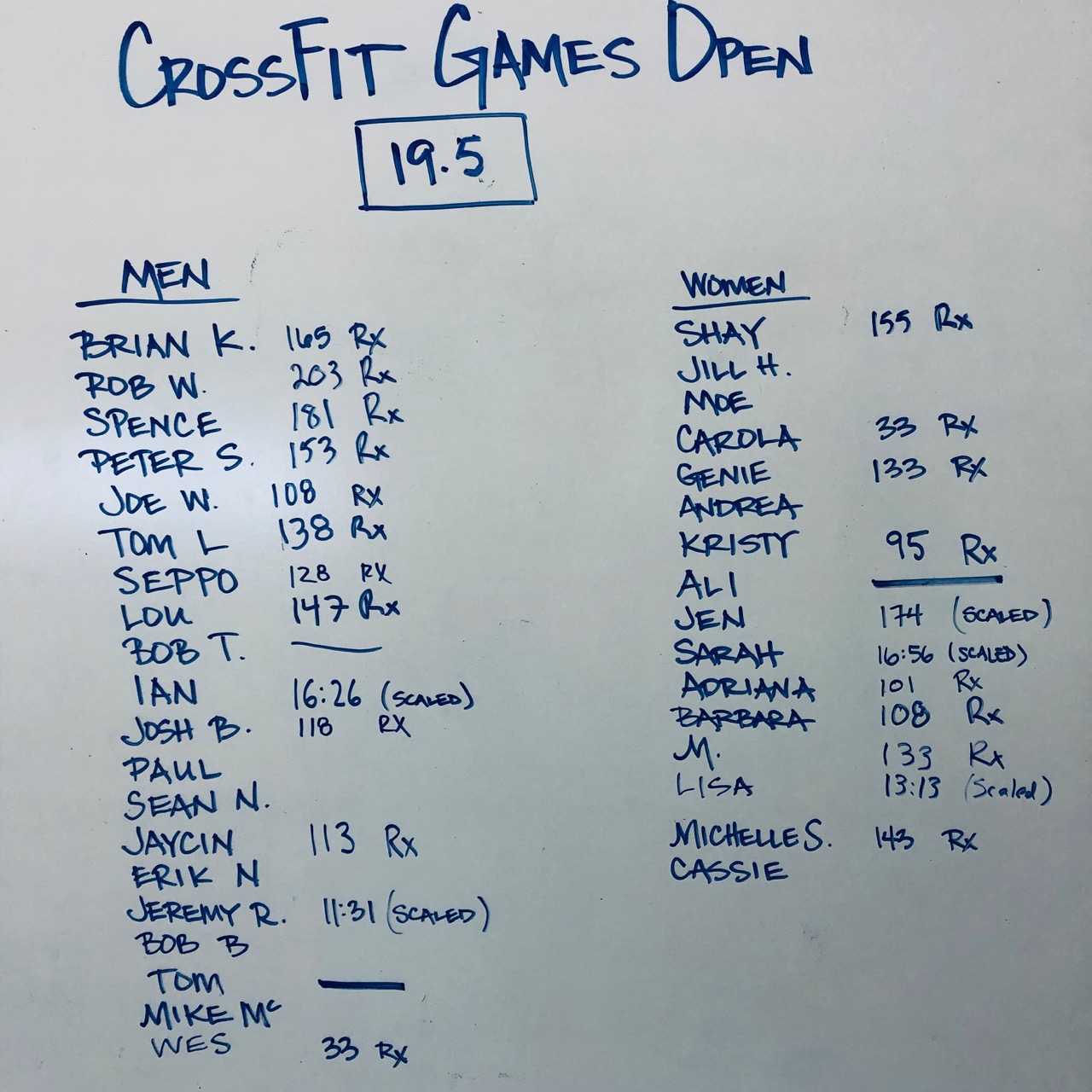 fout klem ga zo door CrossFit Games Open 19.5 – SNORIDGE CROSSFIT