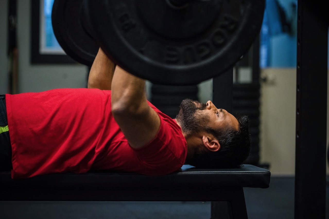 Bench Press 3RM AMRAP 15 mins Strict Pull ups Push ups Air