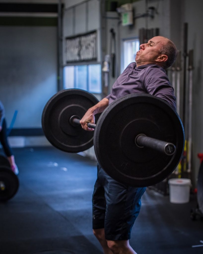 E2MOM for 12 mins Power Clean + Hang Power Clean & 8 RFT Box Jump