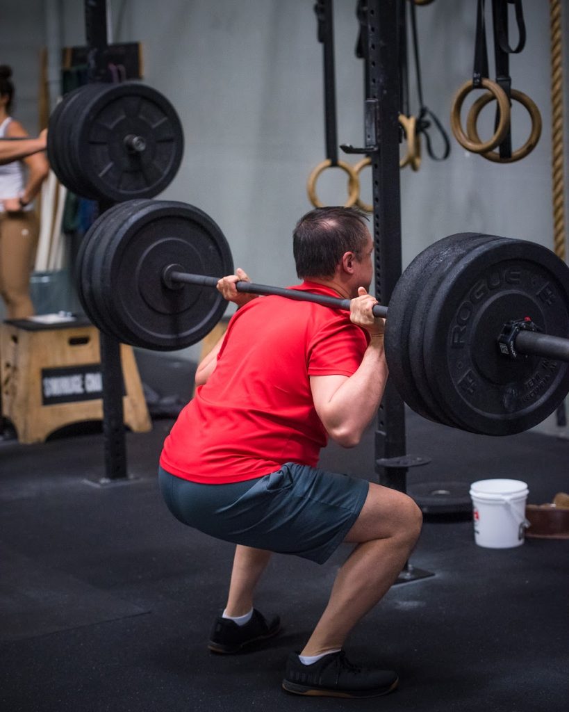 Back Squat 7RM & AMRAP 15 mins Run, Back Squats and Bent Over Rows