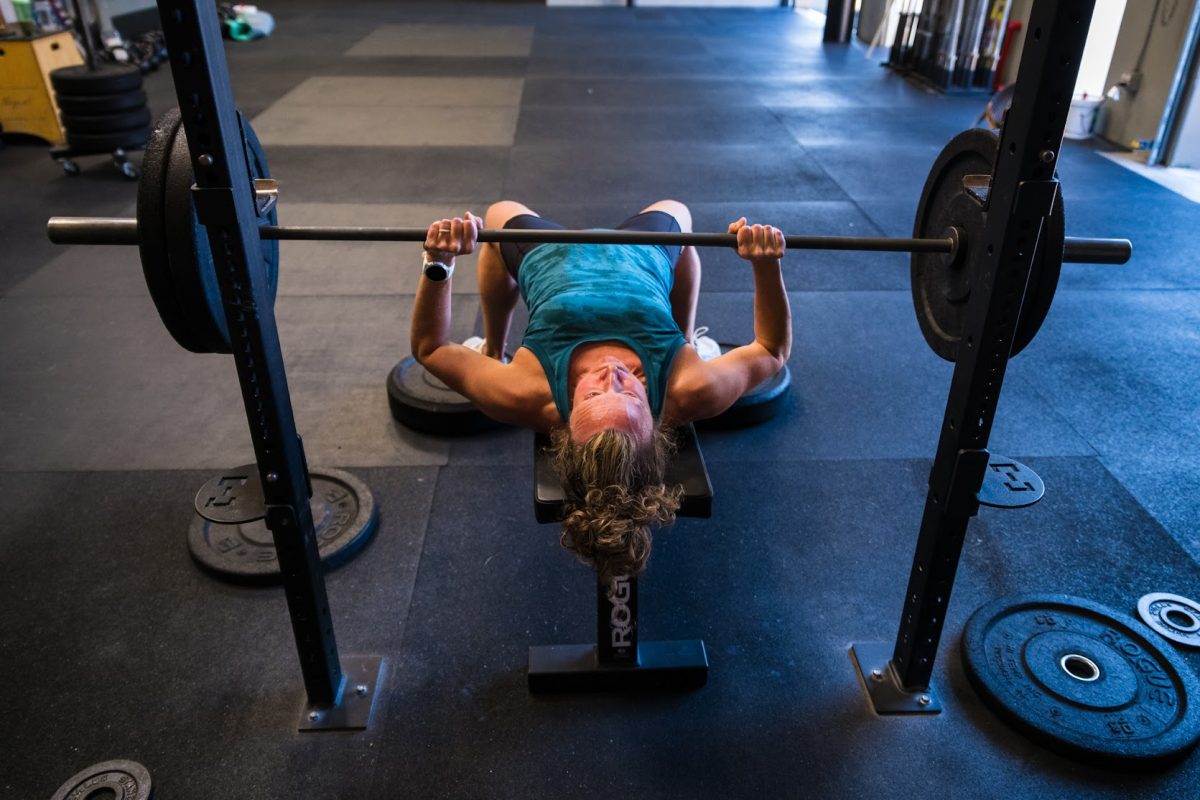 Bench Press 333 & FT Rows, Thrusters, Ring Dips SNORIDGE CROSSFIT