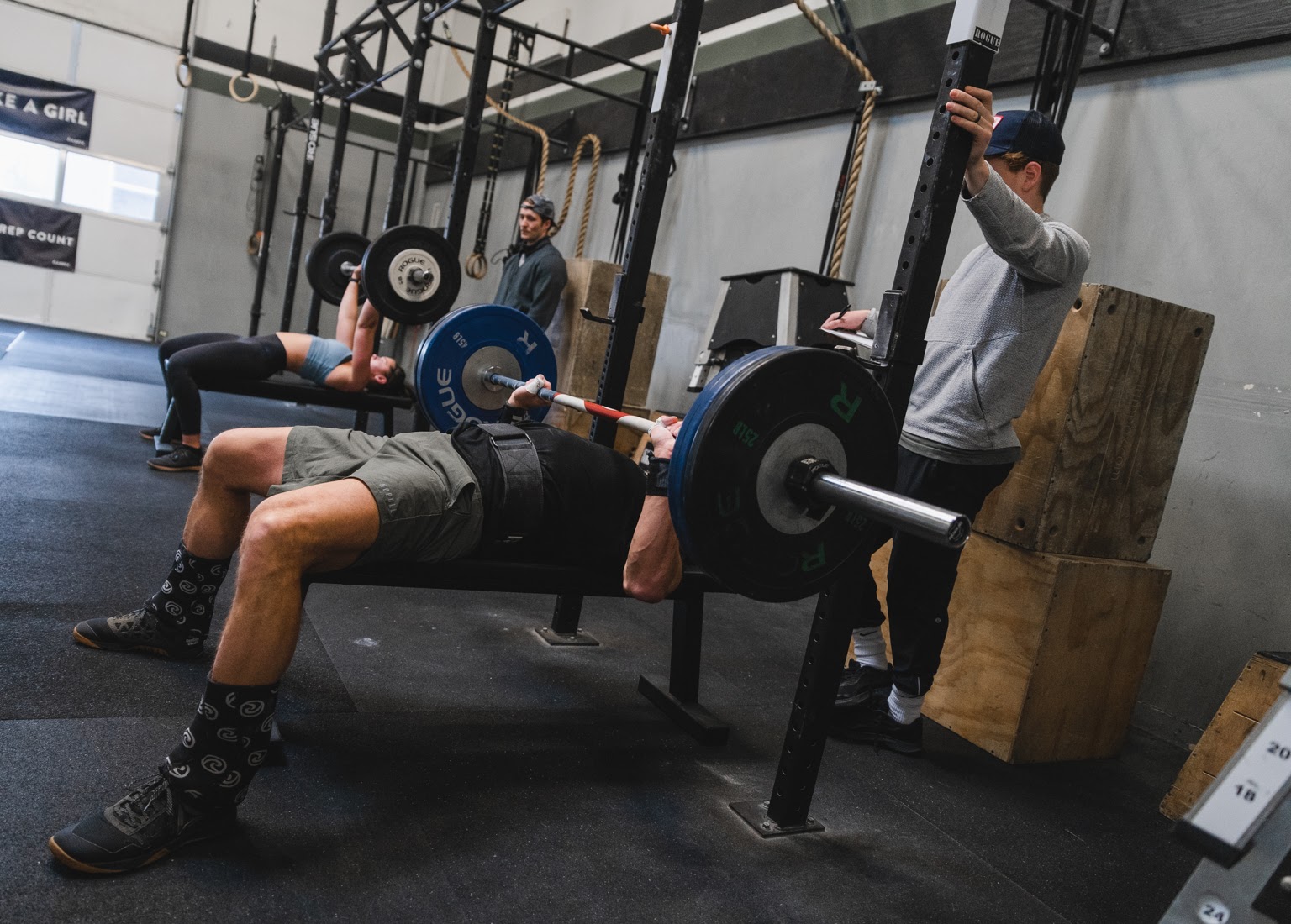 Bench Press 5RM & AMRAP 15 mins: Rows and Push-ups – SNORIDGE CROSSFIT