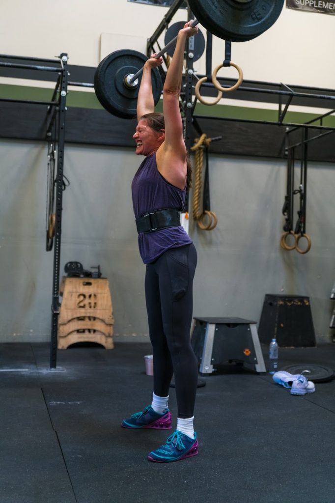 Push Press 54321 & 5 RFT Push Press, Ring Rows, and Lateral